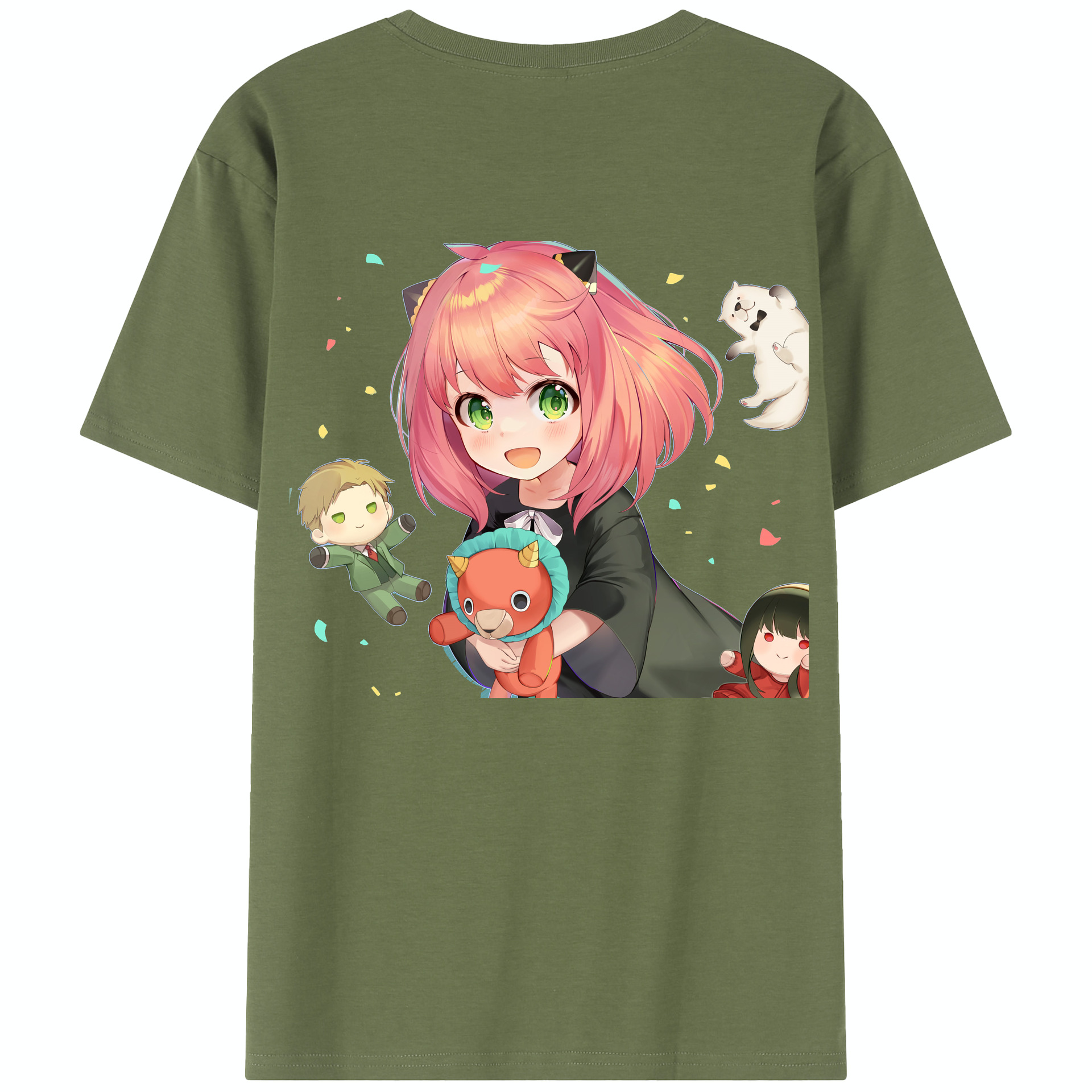 （画像用） SPY×FAMILY间谍家家酒 綿100％半袖Tシャツ（背面プリント）